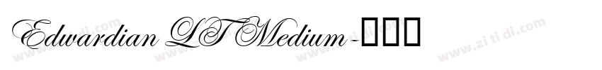 Edwardian LT Medium字体转换